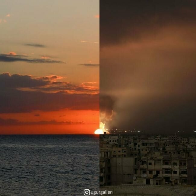 Сильные фото-коллажи о контрастах двух миров, в которых мы живем