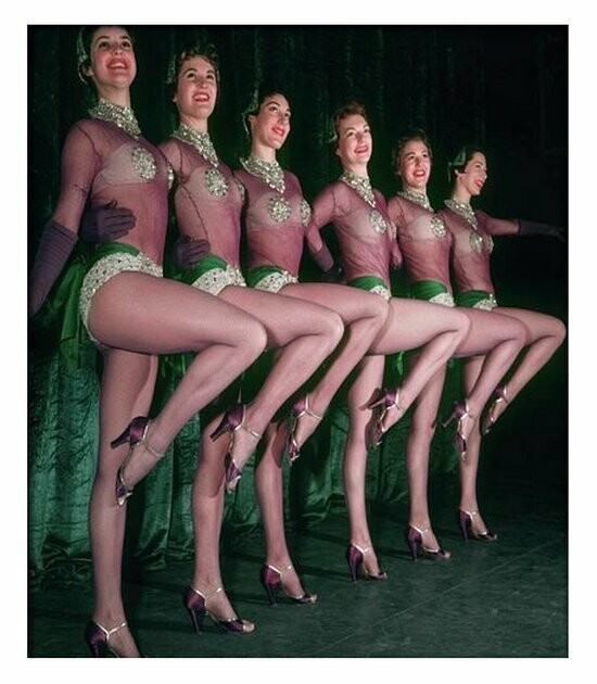 Девушки варьете -2, 1950 годы 