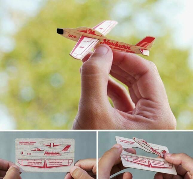Визитная карточка компании, производящей модели самолётов