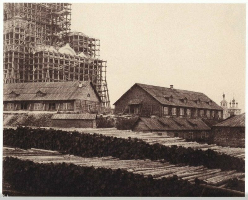 Строительство Храма Христа Спасителя, Москва, 1852 год