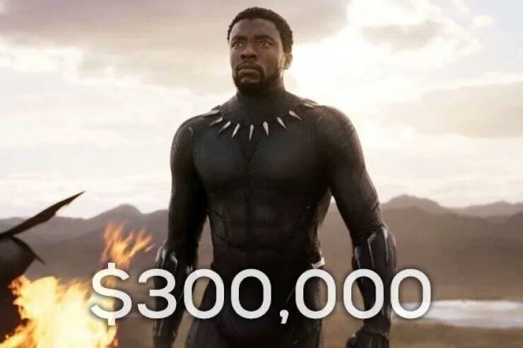  Чёрная Пантера — $ 300 000