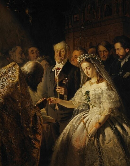 Картина «Неравный брак» Василия Пукирева: кто эта невеста и как сложилась ее судьба