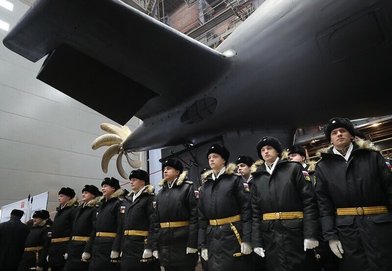 В Петербурге спущена на воду подлодка "Петропавловск-Камчатский"