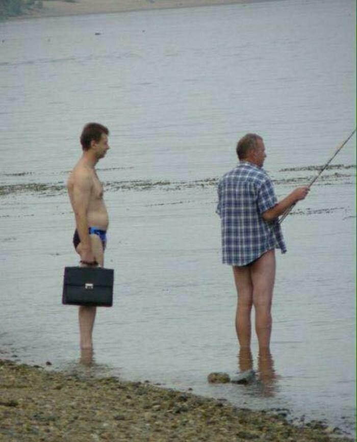 С шефом на рыбалке