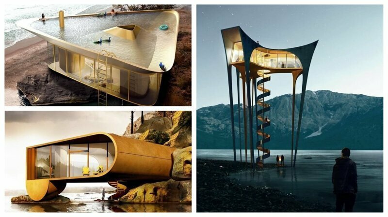 Интересные футуристические концепты от архитектурного проекта Anti Reality