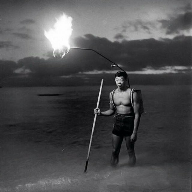 21. Ночная рыбалка на Гавайях, 1948 год