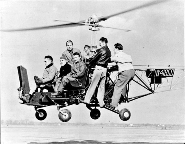 23. Испытание раннего вертолета "Белл-30", 1946 год