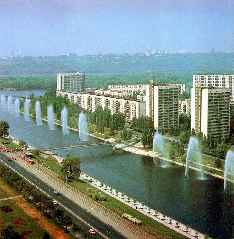 Русановский канал, Киев, 1986 год