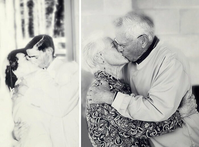 1. Мои бабушка и дедушка на 60-й годовщине свадьбы