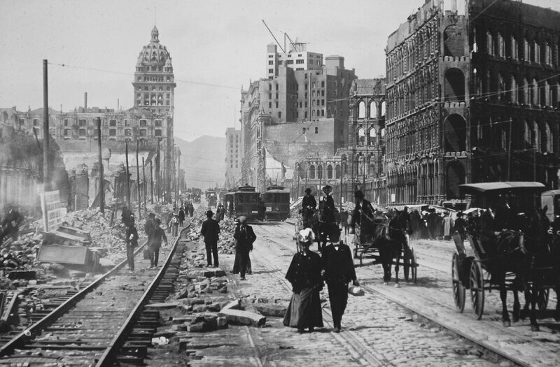Крупнейшее землетрясение в Сан-Франциско в 1906 году