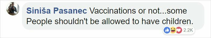 "С вакцинацией или без... некоторым просто нельзя позволять иметь детей"