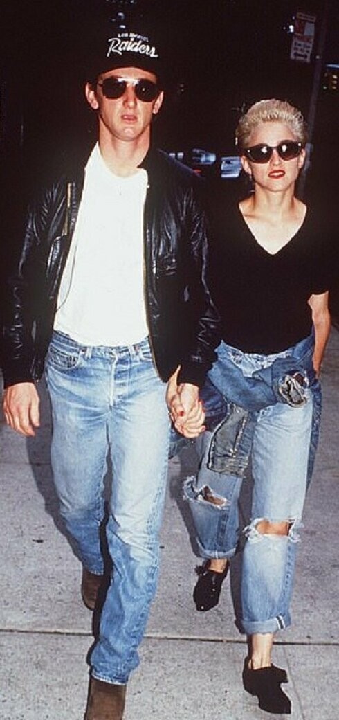 Мадонна и Шон Пенн - были женаты 4 года (1985 - 1989)