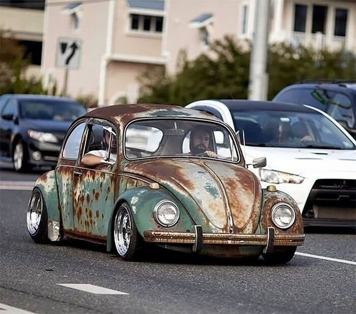 Модная ржавчина: Volkswagen Beetle Rat Look