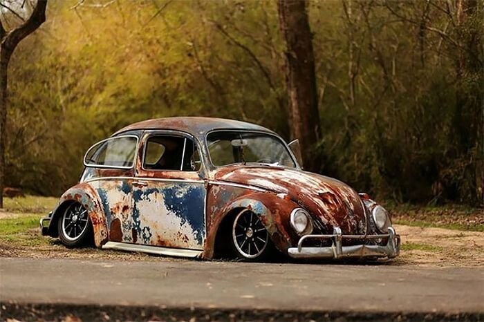 Модная ржавчина: Volkswagen Beetle Rat Look