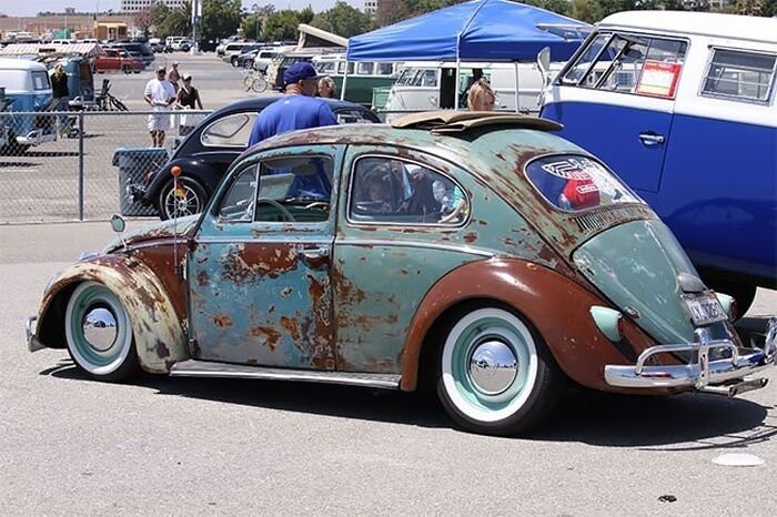 Модная ржавчина: Volkswagen Beetle Rat Look