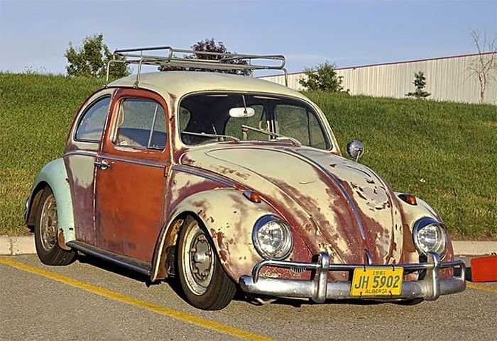 Модная ржавчина: Volkswagen Beetle Rat Look