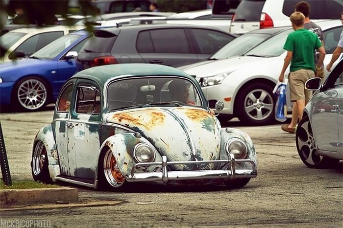 Модная ржавчина: Volkswagen Beetle Rat Look