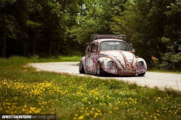 Модная ржавчина: Volkswagen Beetle Rat Look