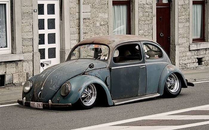 Модная ржавчина: Volkswagen Beetle Rat Look