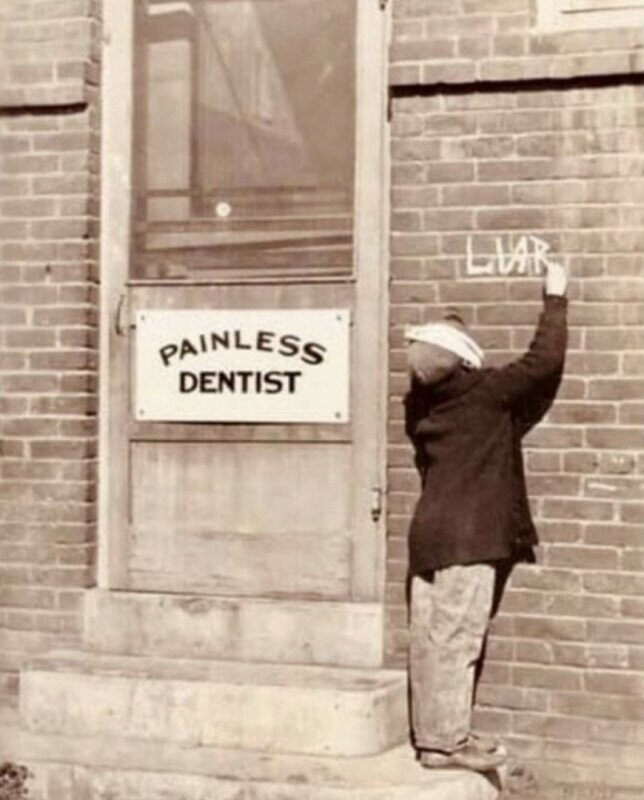 «Рассерженный пациент» в Сан-Диего, 1920-ые годы.