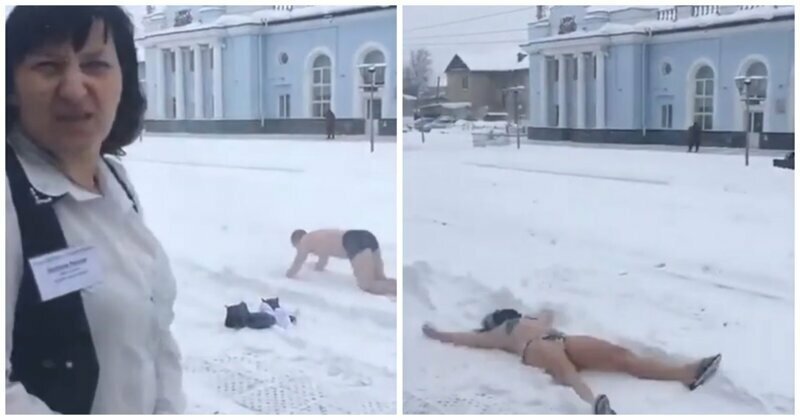 Неожиданная реакция австралийских туристов на снег в России