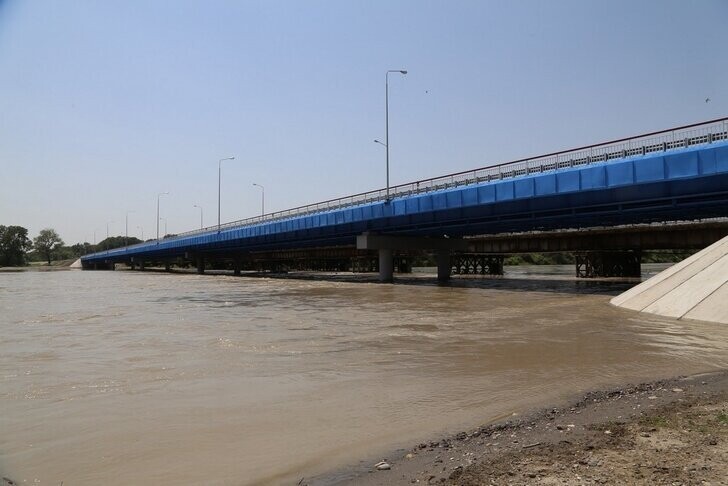 В Чечне после реконструкции открыли мост через реку Терек