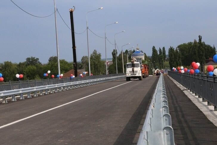 В Ливнах Орловской области открыт реконструированный Беломестненский мост