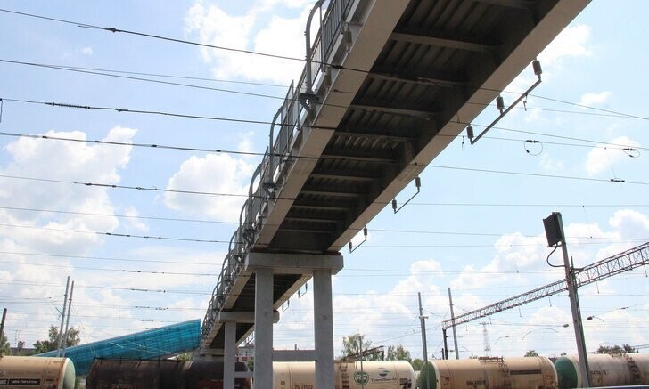 На станции Брянск-Льговский открыли новый пешеходный мост