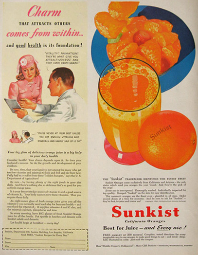 8. Рекламщики ввели моду на апельсиновый сок, когда продажи апельсинов сильно упали