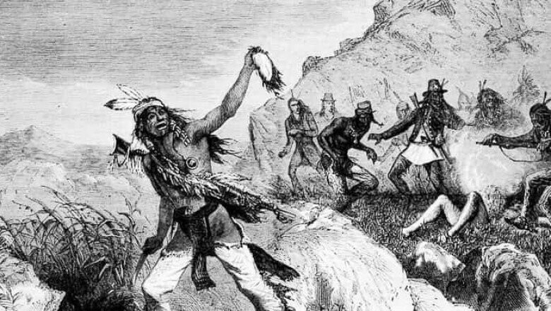 Снятие скальпов — обычное дело для индейцев