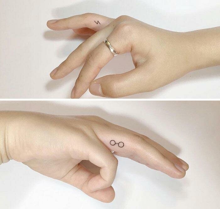 Татуировки на пальцах — новейший тренд: 30 оригинальных работ