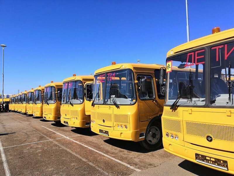 Школьный автопарк Кубани пополнился 70 новыми автобусами
