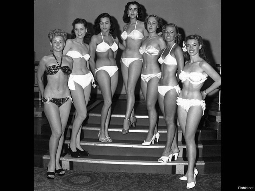 В купальниках бикини: 68 лет назад прошёл первый конкурс «Мисс мира»