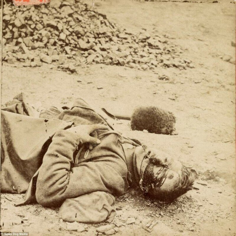 Ужасающие фотографии жертв самой кровопролитной войны в истории США