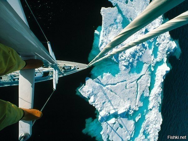 Айсберг с мачты корабля
