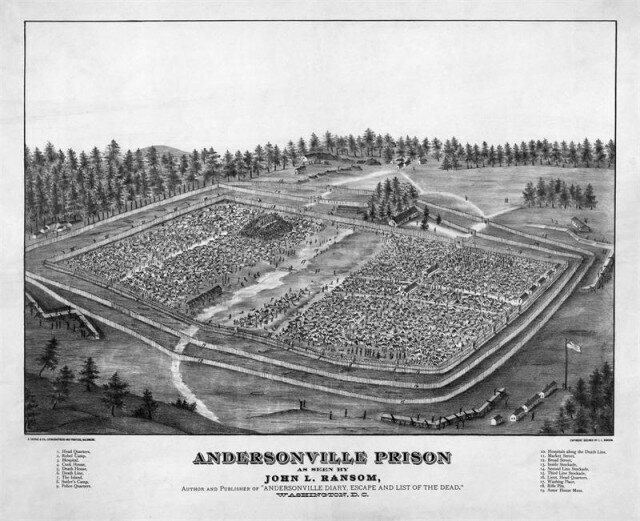 Андерсонвилль - первый концентрационный лагерь