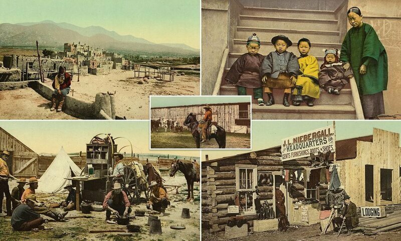 Невероятные 120-летние цветные фотографии показывают жизнь настоящего Дикого Запада