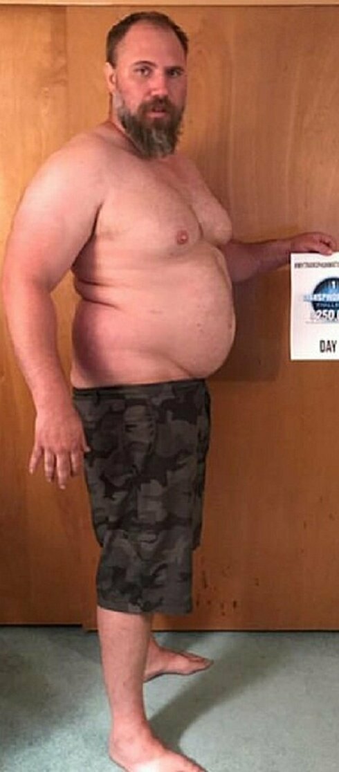 Отец сбросил 40 килограммов за 5 месяцев, чтобы не отставать от детей
