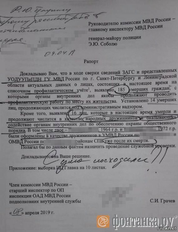 Рапорт о снятии с учета в пдн образец