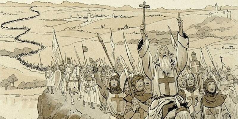 5. Армии крестоносцев спокойно проходили через европейские страны