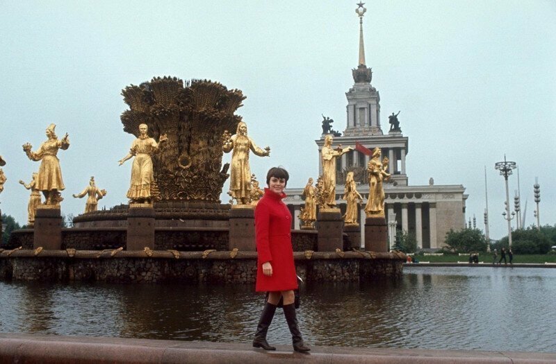 Мирей Матье в Москве. 1967 год.