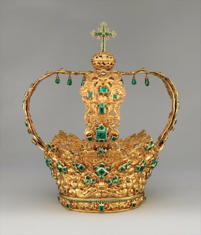 Корона Девы Непорочного Зачатия, известная как Корона Анд, 1660 год.