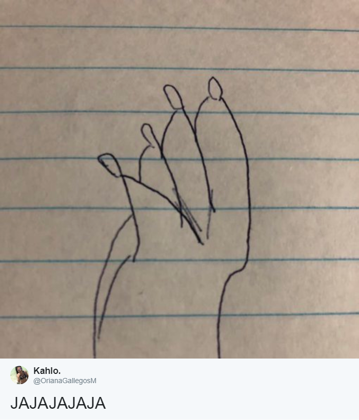 В Твиттере пытаются нарисовать руку по простому обучающему видео. И это флешмоб из сплошных провалов