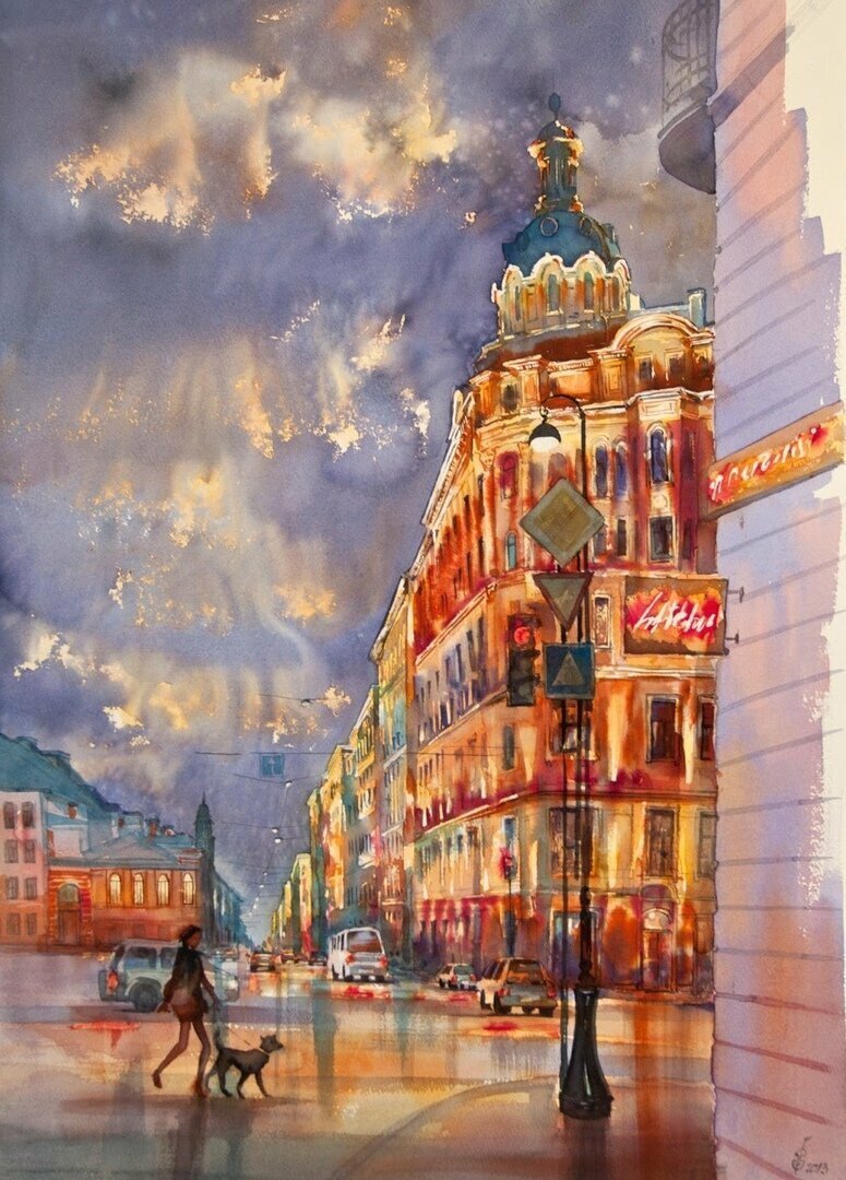 Нарисованный Петербург