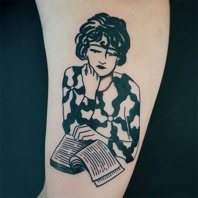 23 символичные татуировки, вдохновленные книгами и писателями