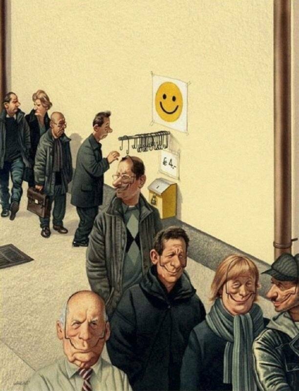 Карикатурист Герхард Хадерер обнажает проблемы современного общества