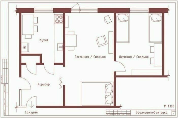 Планировки киноквартир из советских фильмов