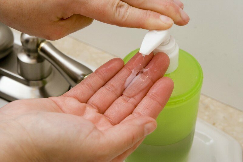 Использование антибактериального мыла
