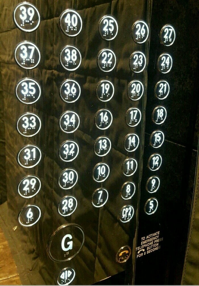Кто-нибудь нашёл кнопку первого этажа?