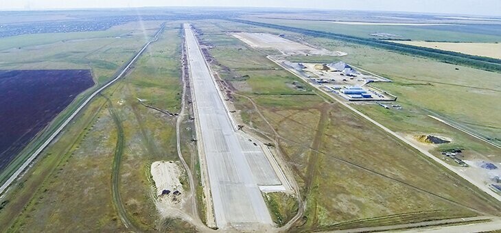 Взлетно-посадочную полосу построили в аэропорту Гагарин под Саратовом